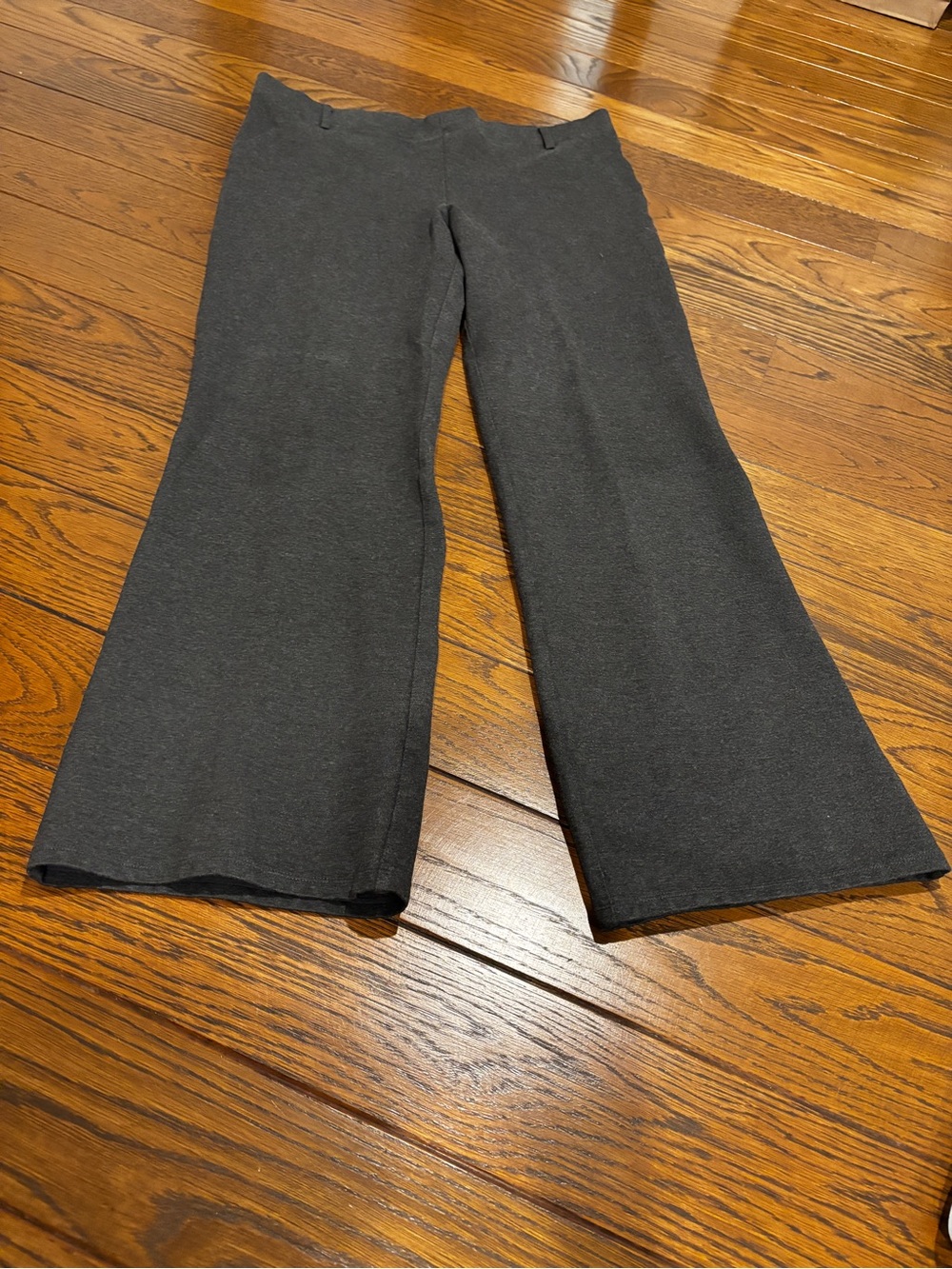 Womens Knit Pants - Charcoal